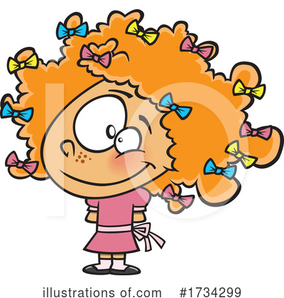 Hair Clipart #1734299 by toonaday