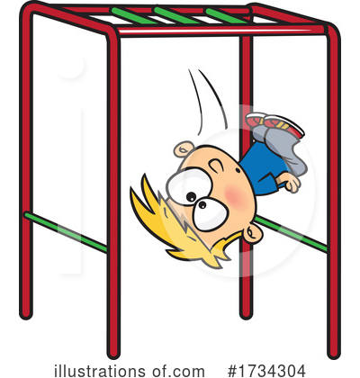 Monkey Bars Clipart #1734304 by toonaday