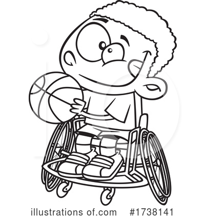 Wheelchair Clipart #1738141 by toonaday