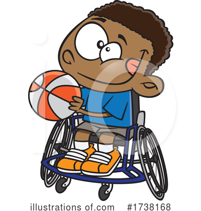 Wheelchair Clipart #1738168 by toonaday
