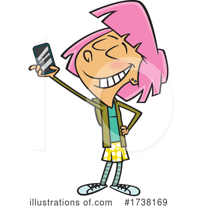 Cell Phone Clipart #1738169 by toonaday