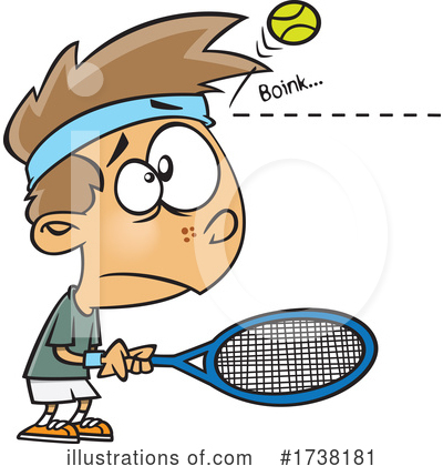 Tennis Ball Clipart #1738181 by toonaday