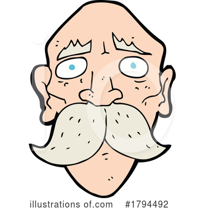 Senior Man Clipart #1794492 by lineartestpilot