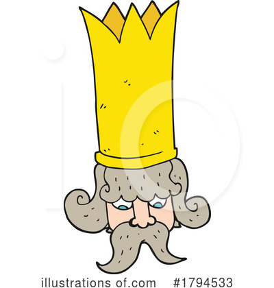 King Clipart #1794533 by lineartestpilot