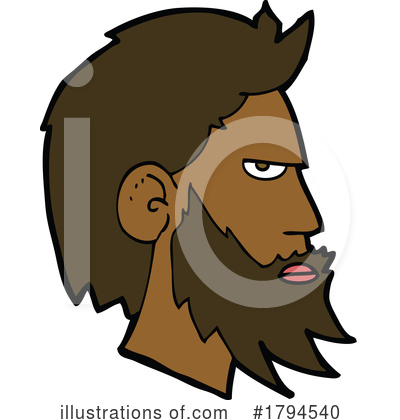Beard Clipart #1794540 by lineartestpilot