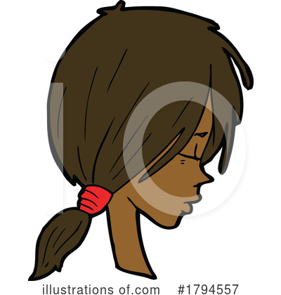 Black Woman Clipart #1794557 by lineartestpilot