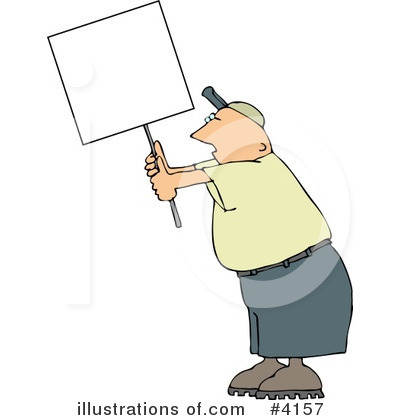 Protester Clipart #4157 by djart