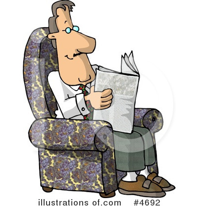 Reading Clipart #4692 by djart