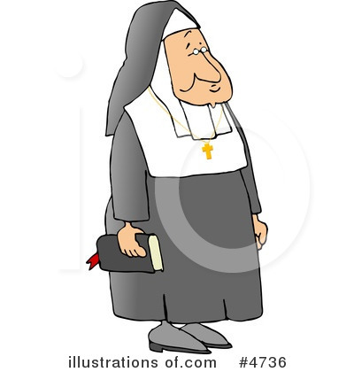 Nuns Clipart #4736 by djart
