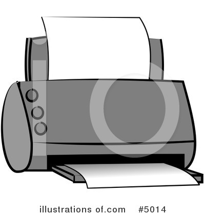 Printer Clipart #5014 by djart