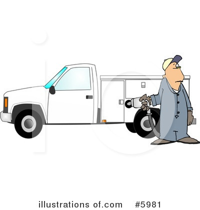 Utility Truck Clipart #5981 by djart