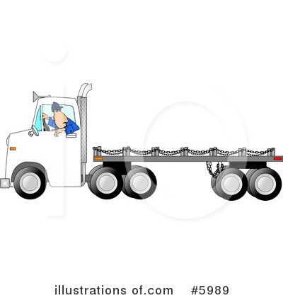 Truck Driver Clipart #5989 by djart