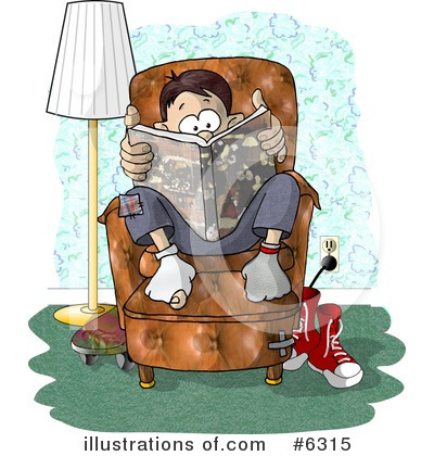 Reading Clipart #6315 by djart