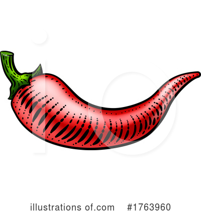 Chili Pepper Clipart #1763960 by AtStockIllustration