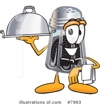 Royalty-Free (RF) Pepper Shaker Clipart Illustration by Mascot Junction - Stock Sample #7963