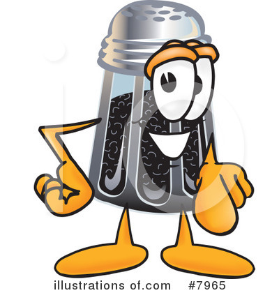 Royalty-Free (RF) Pepper Shaker Clipart Illustration by Mascot Junction - Stock Sample #7965