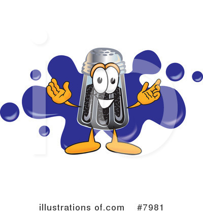Royalty-Free (RF) Pepper Shaker Clipart Illustration by Mascot Junction - Stock Sample #7981