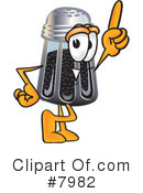 Pepper Shaker Clipart #7982 by Mascot Junction