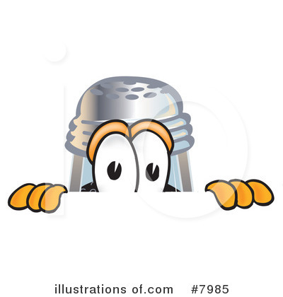 Royalty-Free (RF) Pepper Shaker Clipart Illustration by Mascot Junction - Stock Sample #7985