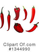 Peppers Clipart #1344990 by Vector Tradition SM