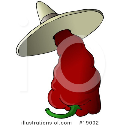 Royalty-Free (RF) Peppers Clipart Illustration by djart - Stock Sample #19002