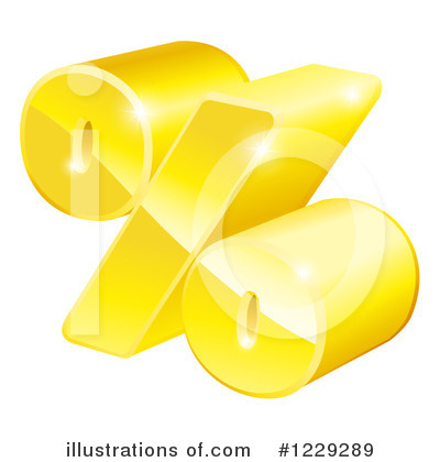 Royalty-Free (RF) Percent Clipart Illustration by AtStockIllustration - Stock Sample #1229289