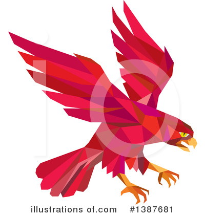 Royalty-Free (RF) Peregrine Falcon Clipart Illustration by patrimonio - Stock Sample #1387681