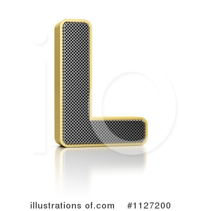 Perforated Letter Clipart #1127200 by stockillustrations
