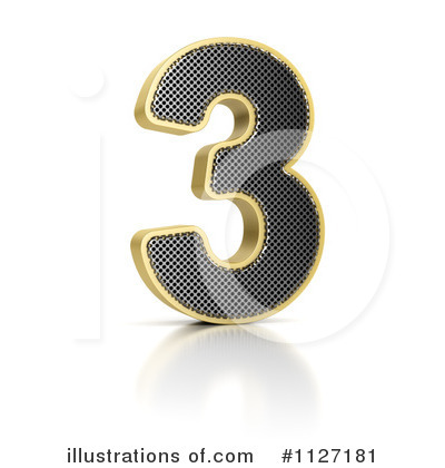 Royalty-Free (RF) Perforated Number Clipart Illustration by stockillustrations - Stock Sample #1127181
