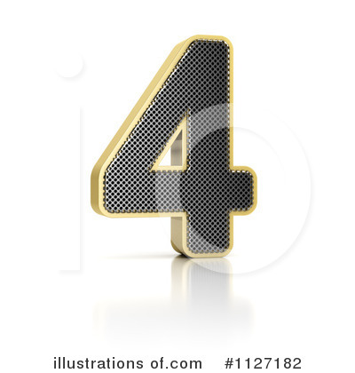 Perforated Number Clipart #1127182 by stockillustrations