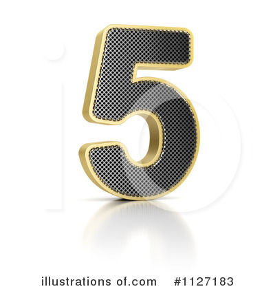 Perforated Number Clipart #1127183 by stockillustrations