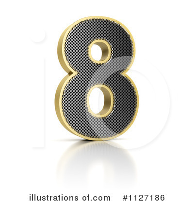 Perforated Number Clipart #1127186 by stockillustrations