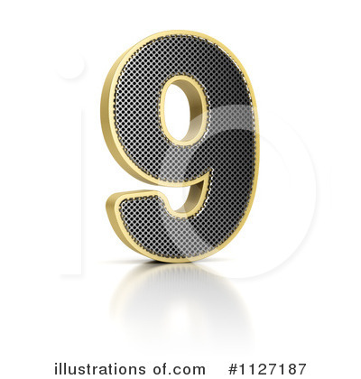 Royalty-Free (RF) Perforated Number Clipart Illustration by stockillustrations - Stock Sample #1127187
