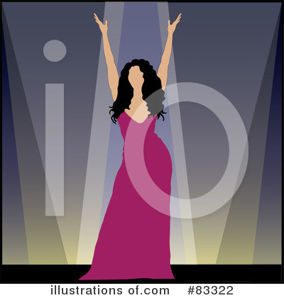 Royalty-Free (RF) Performer Clipart Illustration by Pams Clipart - Stock Sample #83322