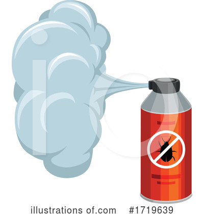 Bug Spray Clipart #1719639 by Vector Tradition SM