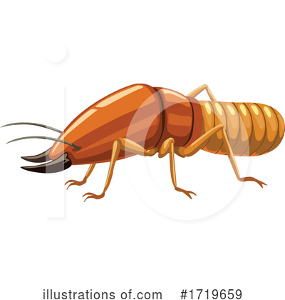 Termite Clipart #1719659 by Vector Tradition SM