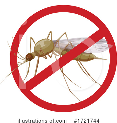 Mosquitos Clipart #1721744 by Vector Tradition SM