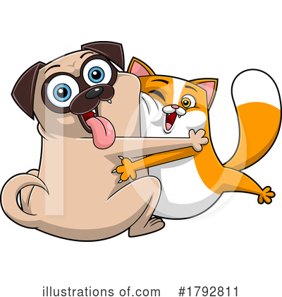 Cats Clipart #1792811 by Hit Toon