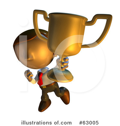 Trophy Clipart #63005 by AtStockIllustration