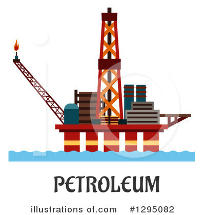 Oil Rig Clipart #1295082 by Vector Tradition SM