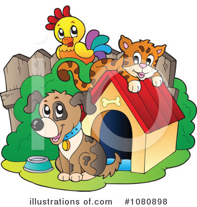 Royalty-Free (RF) Pets Clipart Illustration by visekart - Stock Sample #1080898