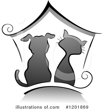 Dog And Cat Clipart #1201869 by BNP Design Studio