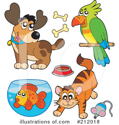 Royalty-Free (RF) Pets Clipart Illustration by visekart - Stock Sample #212018