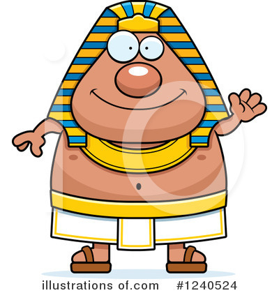 Royalty-Free (RF) Pharaoh Clipart Illustration by Cory Thoman - Stock Sample #1240524