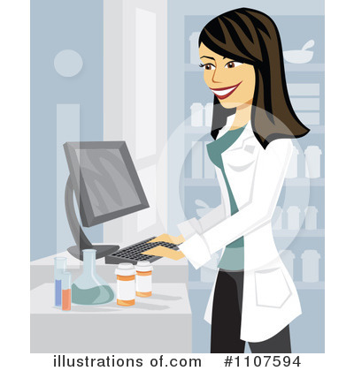 Royalty-Free (RF) Pharmacy Clipart Illustration by Amanda Kate - Stock Sample #1107594