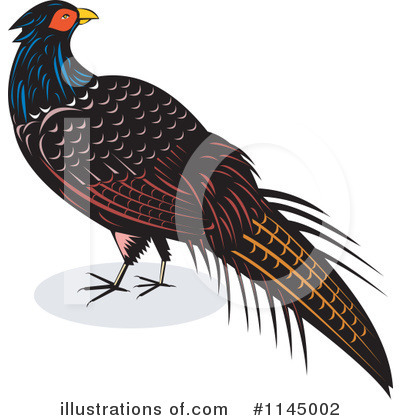 Royalty-Free (RF) Pheasant Clipart Illustration by patrimonio - Stock Sample #1145002