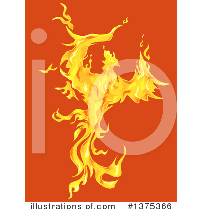 Royalty-Free (RF) Phoenix Clipart Illustration by BNP Design Studio - Stock Sample #1375366