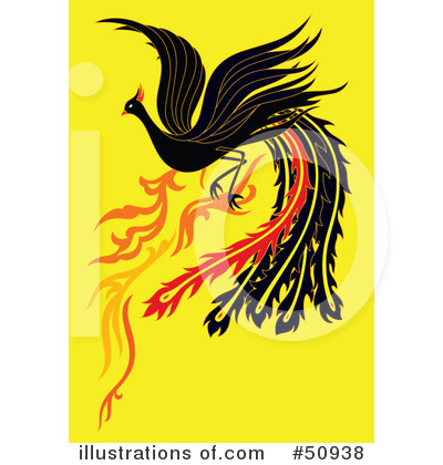 Royalty-Free (RF) Phoenix Clipart Illustration by Cherie Reve - Stock Sample #50938