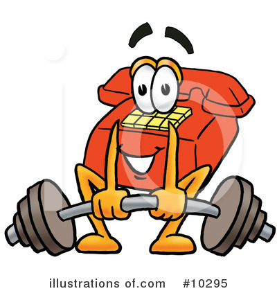 Royalty-Free (RF) Phone Clipart Illustration by Mascot Junction - Stock Sample #10295