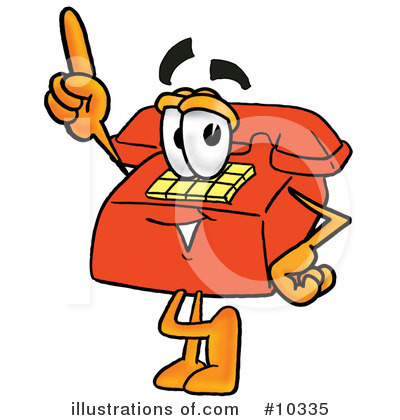 Royalty-Free (RF) Phone Clipart Illustration by Mascot Junction - Stock Sample #10335